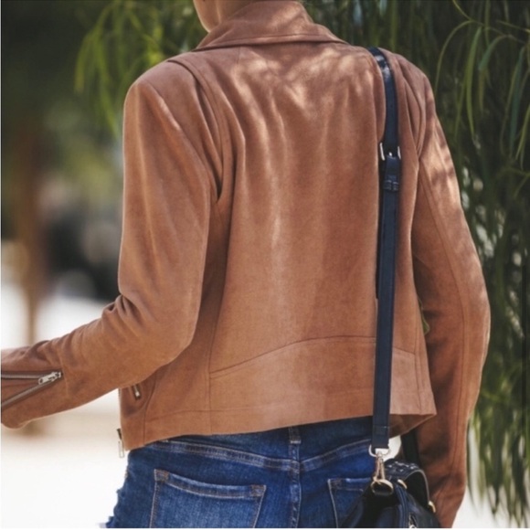 VICI Market Jacket in Camel Faux Suede - Picture 2 of 9